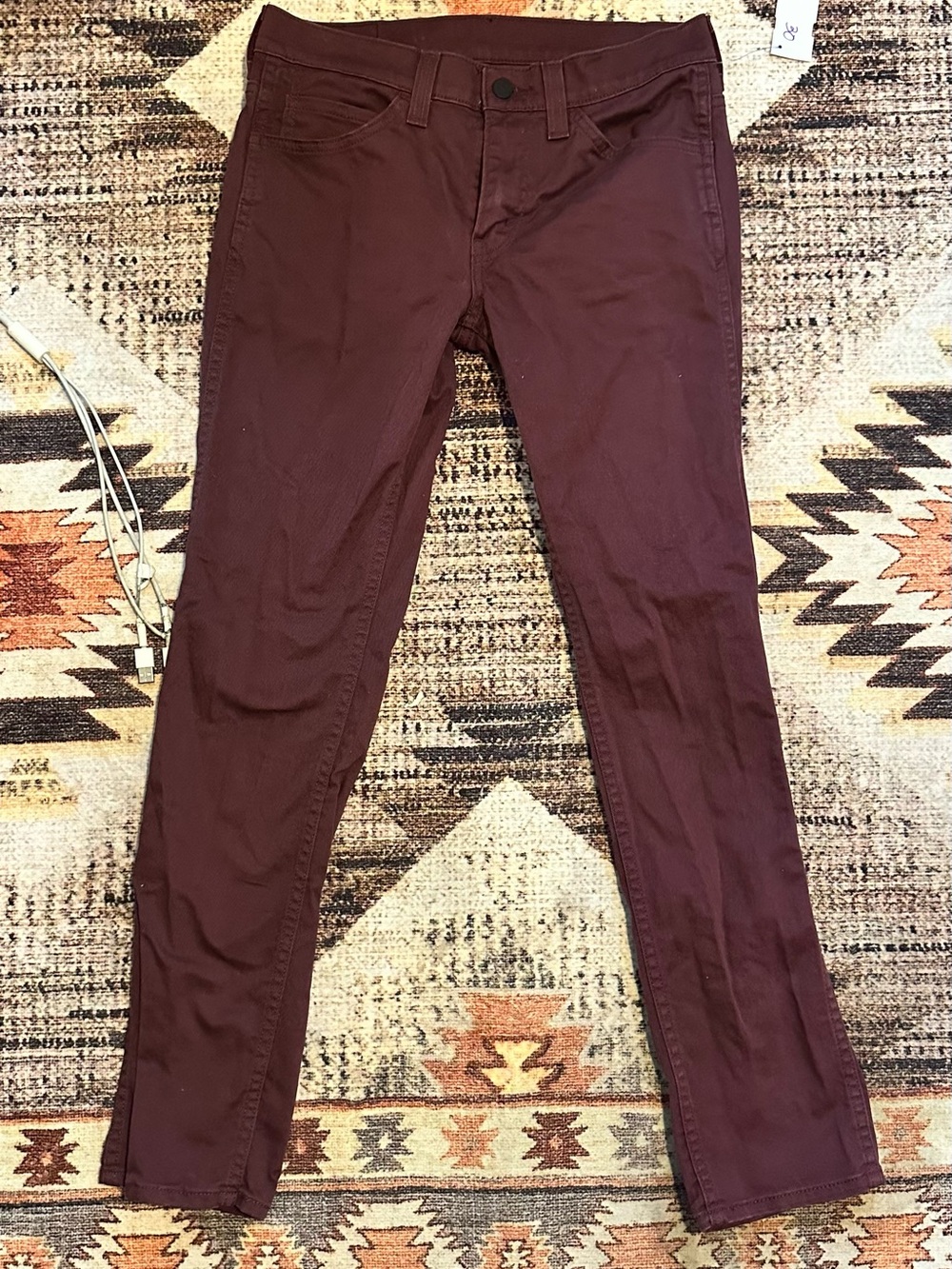 Levi 511 jeans Deep Burgundy 30